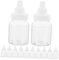 CAXUSD Baby Shower Favour Bottles 12pcs Box Candy Box Fillable Shower Bank Birthday Bag Bottle Shower Favors Shower Feeding for Newborn Babies Milk Bottle Party Candy Container Pp