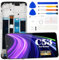 Realme C53 - Pantalla de repuesto para Realme C53, pantalla LCD, pantalla táctil, kit de reparación de digitalizador RMX3760 con marco (negro)