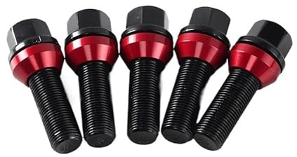 Tornillos de Rueda,Perno de Rueda 4/5 piezas de rueda B12.9 grado forjado pernos y tuercas tornillo apto for uso en BMW E90/E60/E39/F10/F20/E46 apto for uso en Audi Benz Vw M12x1.25 12x1.5 14x1.25 14x
