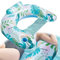 Xiujuers Bouee Piscine Adulte, 4 in 1 Matelas Gonflable Piscine, Portable Hamac d'eau Gonflable, Fauteuil Gonflable de Piscine, Manuelle Jouets de Piscine pour Plage Partie Vacances (A)