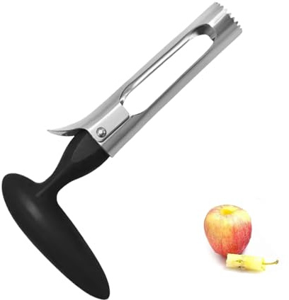 Apfelentkerner,Apfelausstecher Edelstahl,Apfelteiler Edelstahlklinge,Apfelkernausstecher,Apfelspalter Kernentferner Apple Cutter,Obstentkerner,Entkerner Apfel,Core Cutter Werkzeug für Home,Küche