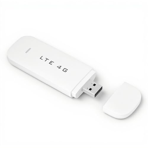 Goshyda 4G LTE USB-Netzwerkadapter-Modem-Stick, 150 Mbit/s WLAN-Hotspot-Router mit 8-Benutzer-Freigabe, Plug-Play-Wireless-Adapter für (Keine drahtlose Wiedergabetreue)