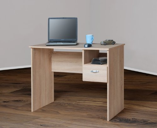 Möbeldesign Team 2000 Schülerschreibtisch Computertisch PC-Tisch Sonoma Eiche 8049-2