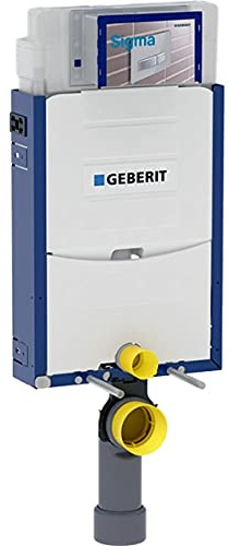 Geberit WC-Rack Geberit Kombifix ausgesetzt, 108 cm, mit verdeckter Spülkasten Sigma 12 cm, PVC-Ablaufgarnitur Krümmer (110.374.00.5)