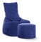 SITTING POINT only by MAGMA Sitzsack-Set Brava Swing + Hocker dunkelblau