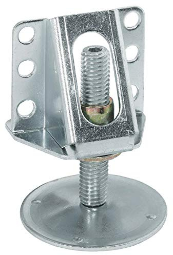 Gedotec Vis Réglable en Hauteur pour Pieds de Meubles | Vérin Métallique pour Table, Canapé, Armoire, Bas de Cuisine, Chaise, Etagère, Bureau | Accessoire à Tige Filetée - 200 kg - M12 x 65 mm