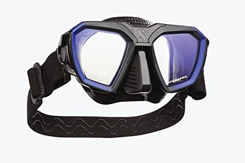SCUBAPRO D-Mask Tauchmaske, Blau/Schwarz, Größe M