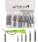 Dovesun Angelblei Set, Angeln Gewichte Angelzubehör Set Drop Shot Blei Angeln Sinker Kit für Texas-Carolina-Rig 30Stück