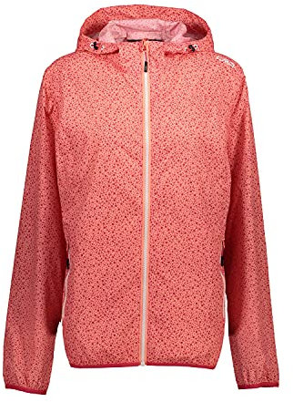 CMP - Veste femme avec capuche anti-pluie, corail, XS