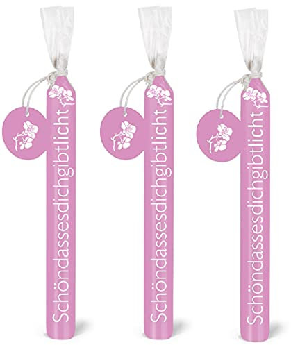 Colour-up Wünschelicht-Kerzen 3er Set Bulla Design, Bulla Design:Schöndassesdichgibtlicht