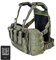 TACWRK x Tasmanian Tiger TT Chest Rig MKII + Tasmanian Tiger TT Trooper Back Plate Rubber Patch - Bundle Kampfmittel-Weste + Erweiterung für ballistische Platten + Plan B Rubber Patch, Oliv