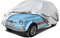 Kayme Autoabdeckung Wasserdicht Atmungsaktiv Passend für FIAT 500(1957-1976), Vollgarage Autoplane für Regen Sonne Staub Schutz, Auto Abdeckplane Faltgarage Abdeckung im Winter(3-7 Tage liefern)