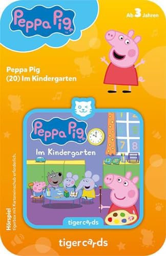 tigermedia tigercard Peppa Pig Wutz Folge 20 Im Kindergarten Geschenk für tigerbox Hörspielbox Audioplayer Kinder Hörspiele Hörbücher Musik