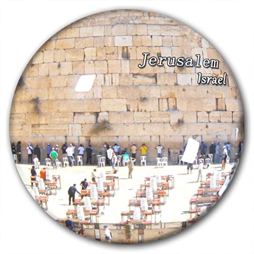 Israel Jerusalem Kühlschrankmagnet, Kühlschrank-Aufkleber, dekorativer Magnet, Reise-Souvenir, Kristallglas