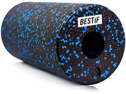 BESTIF Rollo de fascia para automasaje, rodillo de fascia para aliviar la tensión muscular y el dolor, rodillo de espuma para entrenamiento de fascia