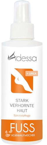 ADESSA Hornhautweicher-Spray 200 ml - Intensivpflege für stark verhornte, rissige Fersen, beschleunigt das Abschuppen der Hornhaut