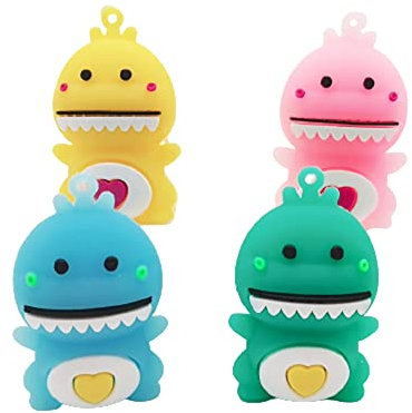 Dinosaurier-Weihnachtsdekoration, 4 Packungen niedliche Dinosaurier-Ornamente, bunte Weihnachtsschmuck für, Dinosaurier-Ornamente für Weihnachtsbaumdekoration, Andere Edelsteine