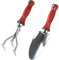 Garden 913682 Ensemble Pelle à Main et cultivateur à poignée Confortable – Outils de Jardinage Essentiels Multi-pupose – Rouge