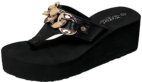 Sandalen Damen Sommer mit Absatz Schwarz Blockabsatz Hochzeitssandalen Damensandalen Strand Offene Sandaletten rutschfest Keilsandalen Sommersandalen Strasssteine Badesandalen Sommerschuhe