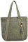 Baoblaze Strandtasche Damen Groß Stroh, Korbtasche Geflochten mit Reißverschluss, Sommer Gewebte Handtasche,Gewebte Umhängetaschen, Eimer Korbtasche für Outdoor Reise Arbeit Einkaufen Party, GRÜN
