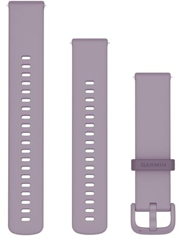 Garmin Schnellwechsel-Armband 20mm, passend für Venu, Venu 2Plus, Venu SQ/ SQ2, vivoactive 3/ 5, vivomove- Serie, Forerunner 55/ 245/ 645, Approach S40/ S42/ S12, D2 Air