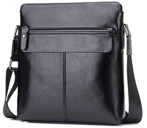 ONDIAN Messenger Bag Leder Herren Umhängetasche Kleine männliche Umhängetasche für Herren Leder Sling Bag Business Handtasche