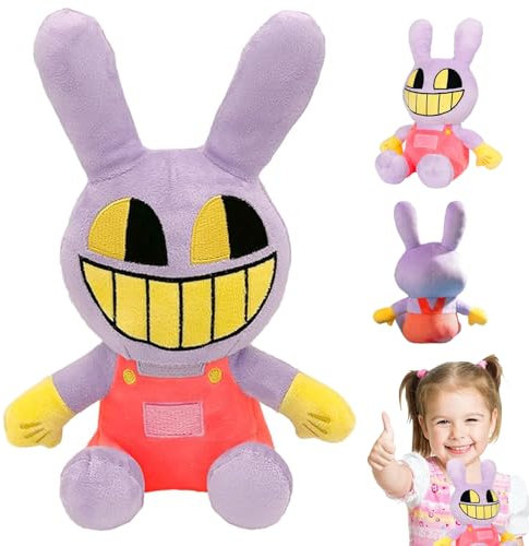 Gxlaihly The Digital Circus Plush, Circus Plush Toy, The Amazing digital Circus,Plush Toys for Circus Clowns,Christmas or Birthday Gifts for Boys and Girls (Sitting Rabbit)
