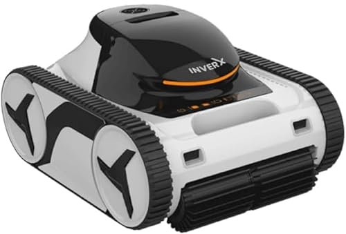 Suinga Robot pulitore automatico per piscina. Funziona senza cavi con batteria, piscine fino a 20 x 6 metri (Inverx60)