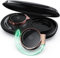 Bluetooth Kopfhörer Over-Ear, Open Ear Kopfhörer Bluetooth, 15 Stunden Musikwiedergabe, Schmerzlos zu Tragen, Bluetooth Kopfhörer Sport On Ear, Clip on Ear Kopfhörer für Work (Roségold Schwarz)