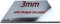 Placa de aluminio de 3 mm - 180-130-3