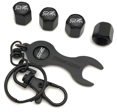 4 Stück Reifen Ventilkappen für OZ Racing, Ventilkappen Ventil Staubschutz Ventil Staubkappen Staubdicht Reifen Kappe Ventilschaftkappen