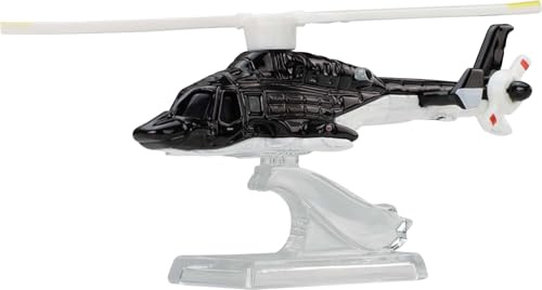 Hot Wheels Airwolf SUPERCOPTER Hubschrauber – Die-Cast-Modell im Maßstab 1:64 – Länge 7 cm – JBL56 – Serie Pop Culture