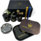 PURPLE LEGACY® Geschenk Set Grinder Set Box Abschließbare Box Kiste Set aus Kiefernholz Storage Box mit 2 Gläser Grinder Set Aufbewahrungsbox