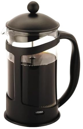 CateringBase 800ml/27oz 6 Cup Cafetiere Coffee Maker, Borosilicate Glass, Polypropylene Frame