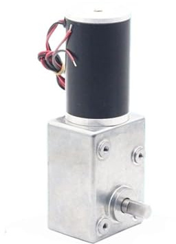 5882-45ZY motore a corrente continua con ingranaggio a vite senza fine tubolare a basso numero di giri Riduttore ad angolo retto con riduttore a spazzola motore elettrico Riduttore 200KG(Motor bracket