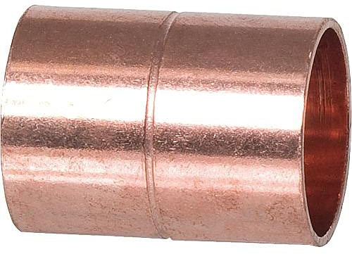 Raccord a souder en cuivre 5270 Manchon avec bordure 8 mm fem/fem
