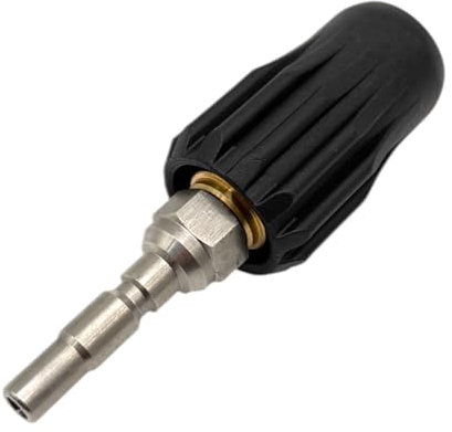 Adapter für Kränzle K 1050 D10 auf D12 Stecksystem | Schnellkupplung Übergang für Kränzle Hobby zu Profi Serie | Kompatibel mit K 1050 P TS T XA15 XA17 | Messing Adapter für Hochdruckreiniger Zubehör
