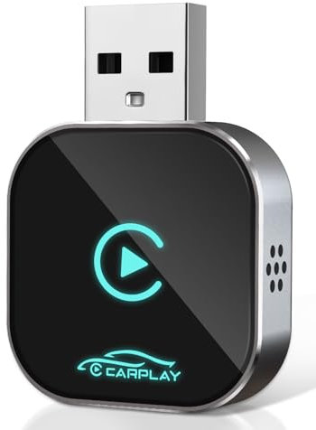 Wireless Carplay Adapter, CUBTEM 2025 Upgraded CarPlay Dongle, Nahtlose Verbindung Zur Konvertierung Kabelgebunden Zu Kabellos, USB C/A Plug and Play, Kompatibel Mit iPhone Und IOS