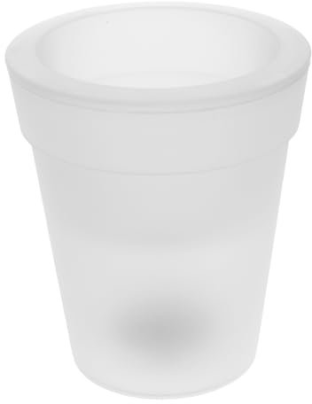 HEMOTON vaso di fiori luminoso alluvione guidato arredamento da giardino solare pianta vaso di fiori a LED Vasi fioriera da esterno luce esterna solare vaso solare luce solare AbS bianca
