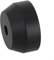 45 RPM Vinyl Record Adapter for Turntables, 7 Inch Spindle Accessory Made from Aluminum for Stability (Black)