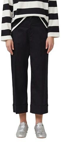 s.Oliver High Rise-Culotte mit Umschlag