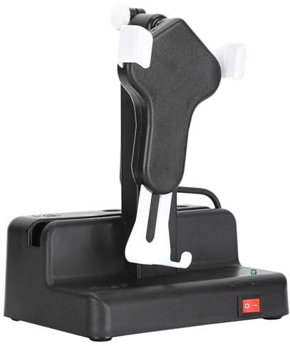 OVAQUIXI Automatischer Telefon-Shaker, Schaukel, Schritte, Zähler, Handy, Schrittzähler, Langlebig, Stabiler Ständer für Fitness-Enthusiasten, Perlweiß