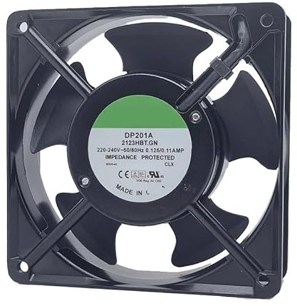 ZHOUQOZ Für Sunon Fan DP201A-2123HBT.GN Aluminiumrahmen 220/240 V 12038 CPU-Lüfter 120 * 38 MM(Pink)