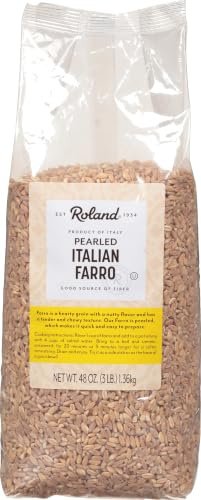 Roland Foods Pearled Italian Farro, Specialty Imported Food, 47.9 Ounce Bag, Pack of 1