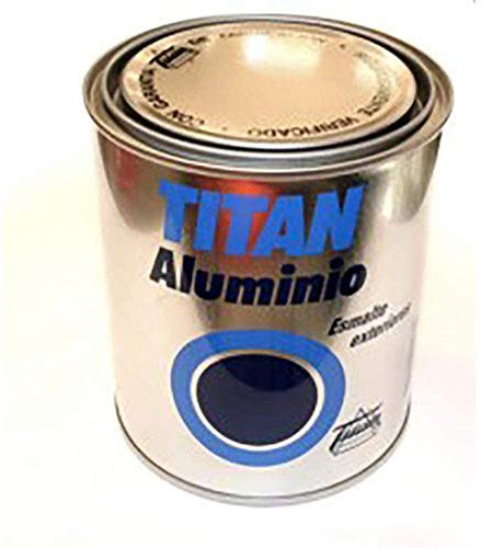 Titan 006000334 Bote Pintura Exteriores, Gris, 750 ml