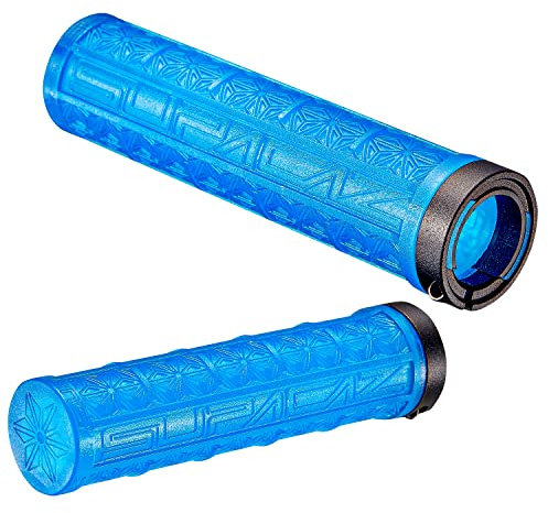 Supacaz Grizips Grips - Neon Blue