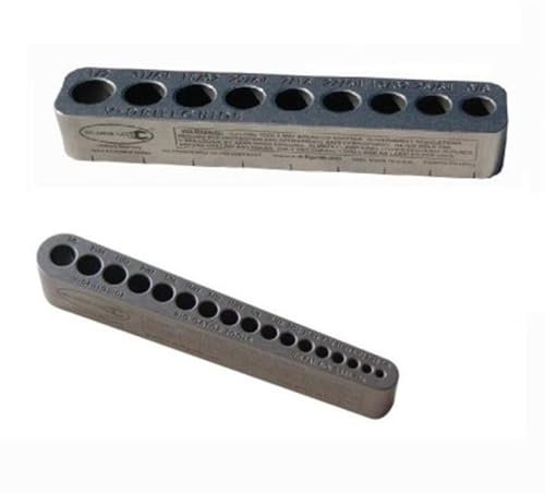 Big Gator Tools BGT V-drill 2 Pack V-drillguides W/25 SAE (Standard) Hole Sizes 1/8 - 1/2 by BIG GATOR TOOLS