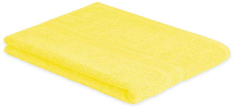 EXKLUSIV HEIMTEXTIL Frottier Handtücher Saunatuch 80 x 200 cm Gelb 500 g