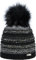 Eisglut Damen Mütze Strickmütze Wintermütze Bommelmütze Beanie Cosima schwarz