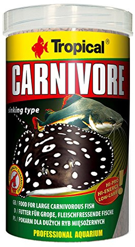 Tropical Carnivore - Futter für große, fleischfressende Fische (Rochen, Raubwelse), 1er Pack (1 x 500 ml)